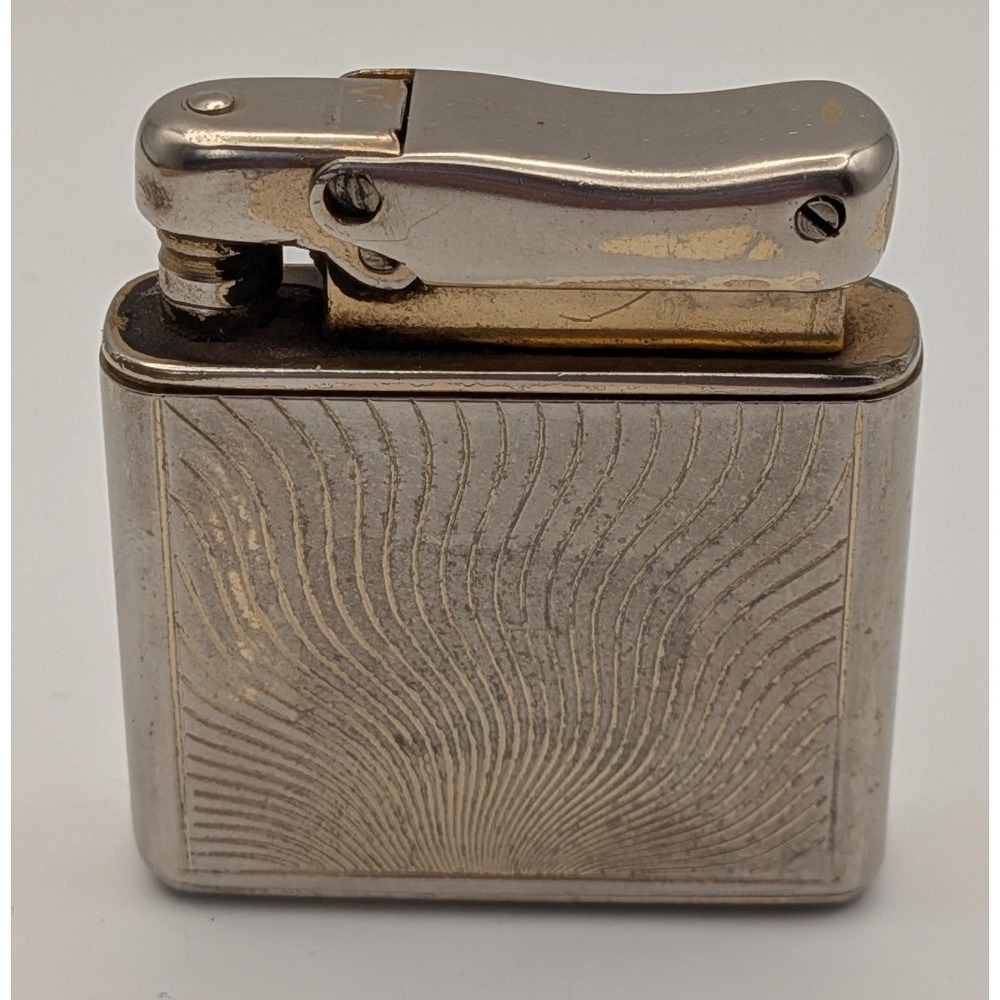 Colibri by Kreisler Lighter Unisex OS Silver Gold West Germany Fair Sunburst